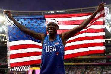 San Diego Mesa College Coach Brittney Reese Wins Her Fourth World Title