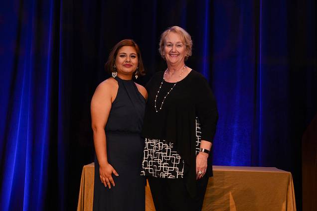 Natchel Bello Luna and Pam Luster