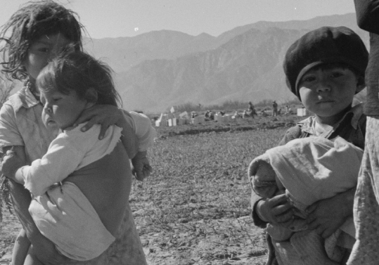 This 1937 photograph by Dorothea Lange shows children of migratory Mexican field workers in California’s Coachella Valley. Source: Library of Congress