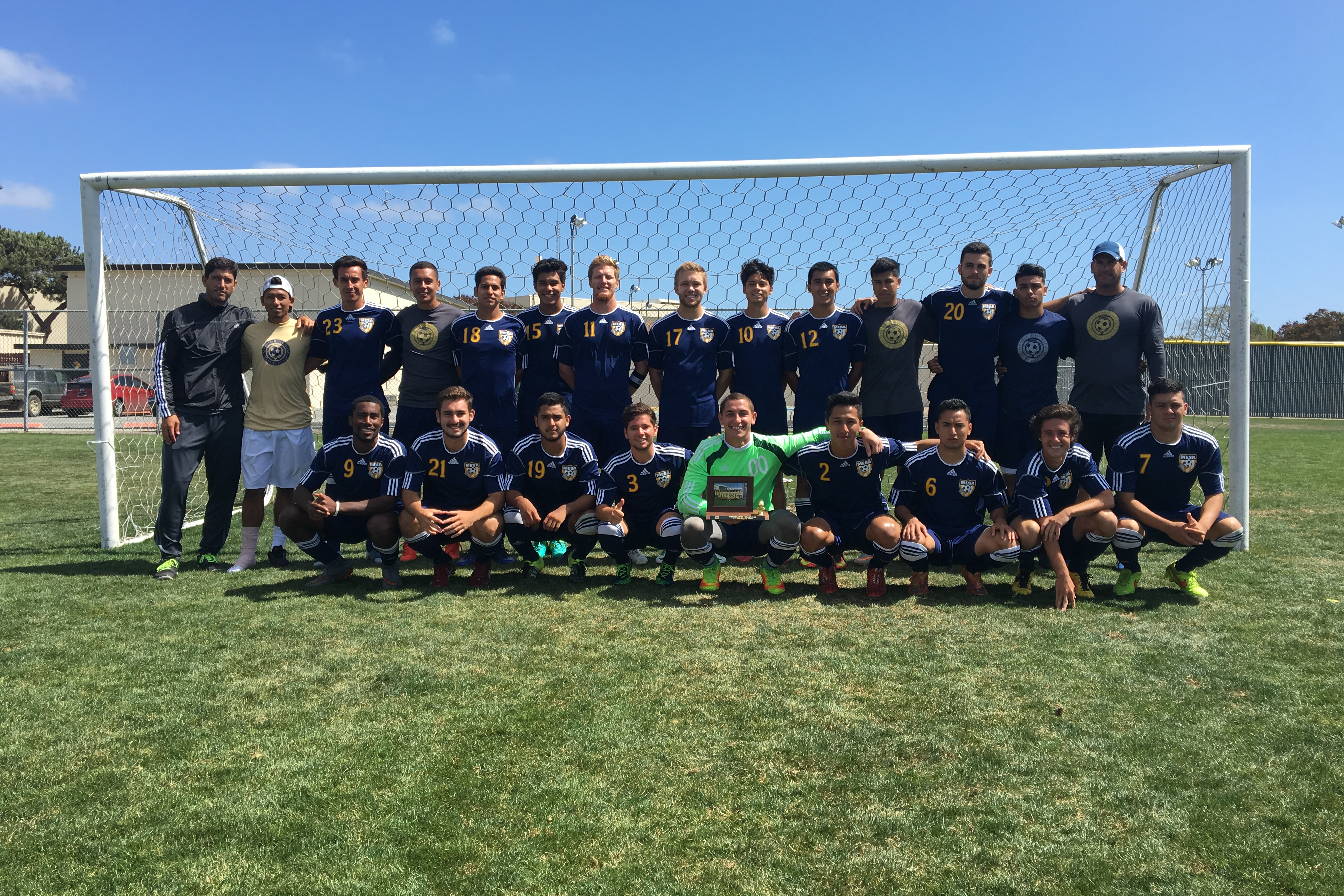 San Diego Mesa College’s men’s soccer team (8-4-9) will travel to take on Oxnard College (11-2-8) in a playoff game on Saturday, Nov. 19.