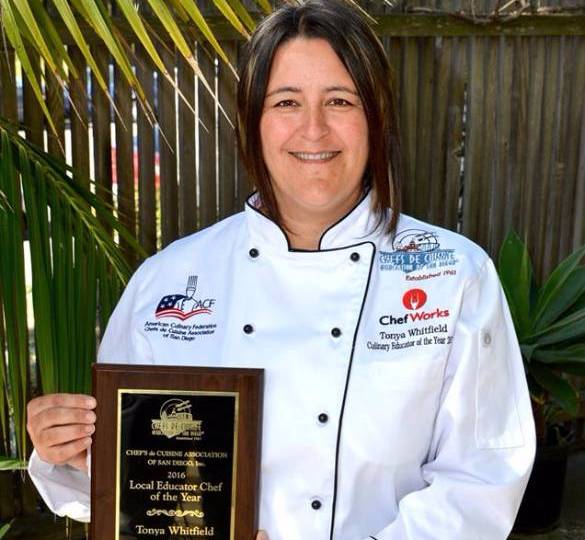 Tonya Whitfield holds her 