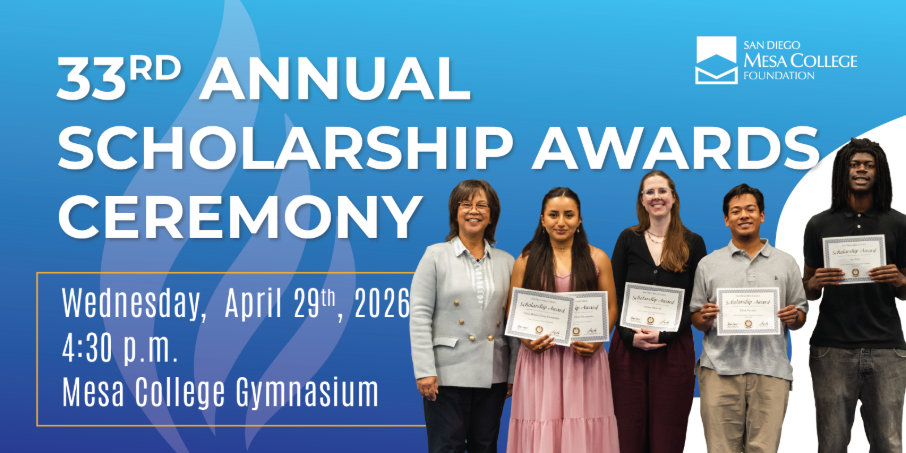 San Diego Mesa College to Award Nearly $250,000 in Scholarships at Annual Awards Ceremony